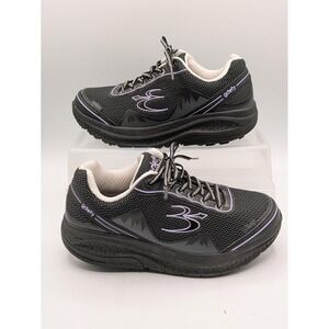 Gravity Defyer G-Defy Shoes Womens Size 8.5 Black Mesh Comfort Walking Sneakers